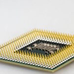CPU - Brown and Green Computer Processor