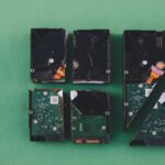 SSD HDD Comparison - Black and Green Circuit Board