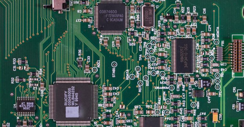 Overclocking CPU - Green Circuit Board