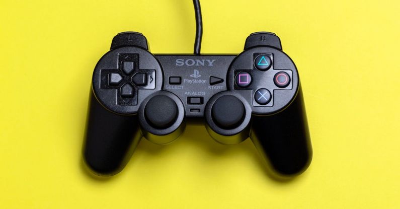 Game Controller - Black Sony Ps2 Dualshock 2